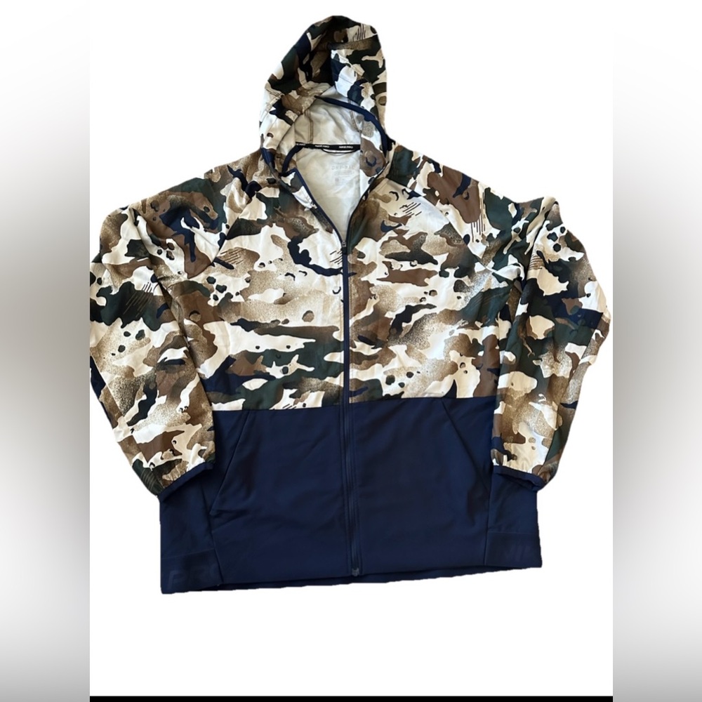 Nike Pro Flex Vent Full Zip Camo Jacket